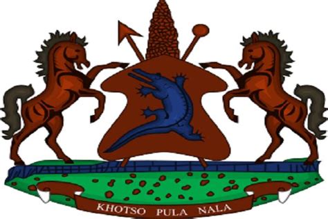 Lesotho Coat Of Arms Coat Of Arms Lesotho National Animal