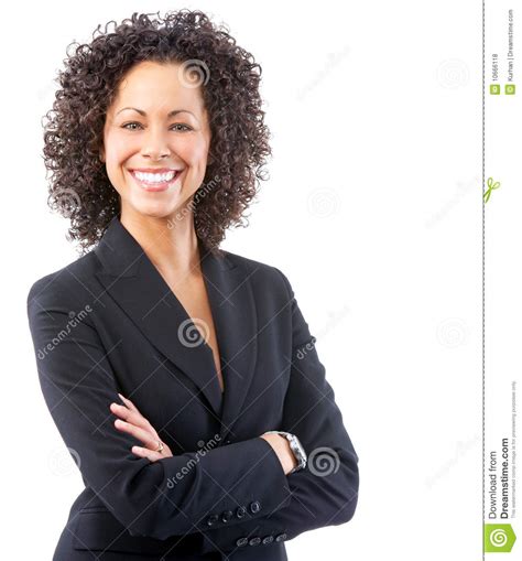 To truly be a beautiful woman, you should to be beautiful both inside and out. Smiling business woman stock photo. Image of black, boss ...