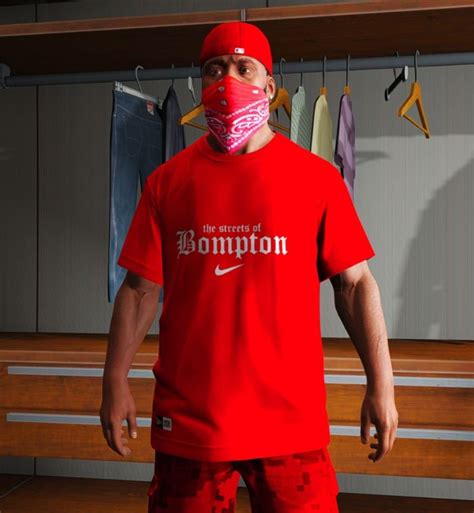 Franklin S Bloods Outfit Oiv Gta Mods Hot Sex Picture