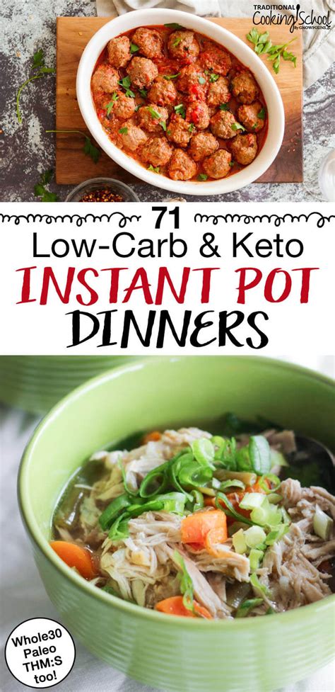 71 Low Carb And Keto Instant Pot Dinners Whole30 Paleo Thms Too