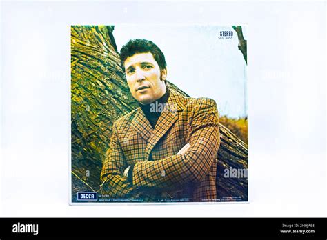 1960s 12 Inch Vinyl Lp Record Picture Sleeve Back Cover Of Tom Jones