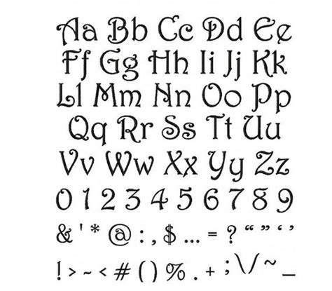 Font Styles Alphabet Printable Elebites