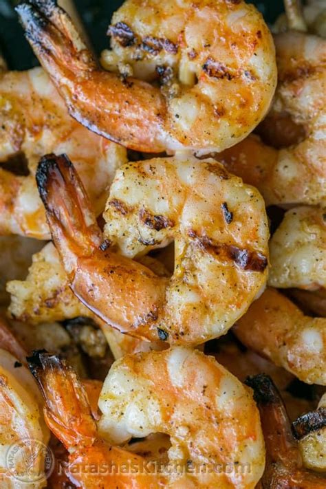 This paprika marinated shrimp skewer recipe is the one that we all decided we liked the most. Grilled Garlic Cajun Shrimp Skewers - NatashasKitchen.com