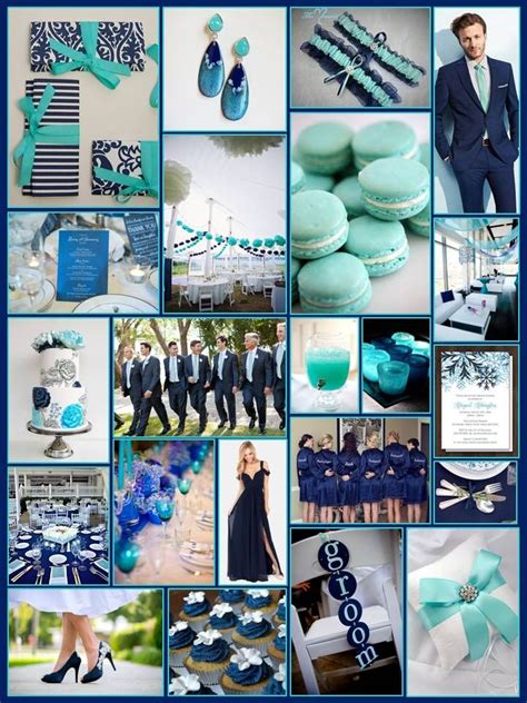 An English Rose Luxury Lifestyle Weddings Navy Blue And Aqua Wedding