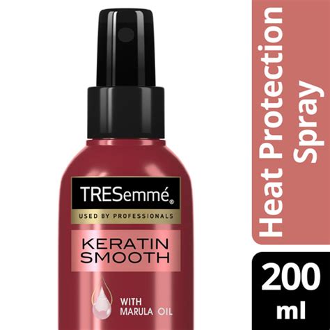 The bottle of heat spray has also lasted quite long. Buy Tresemme Keratin Smooth Heat Protection Shine Spray ...