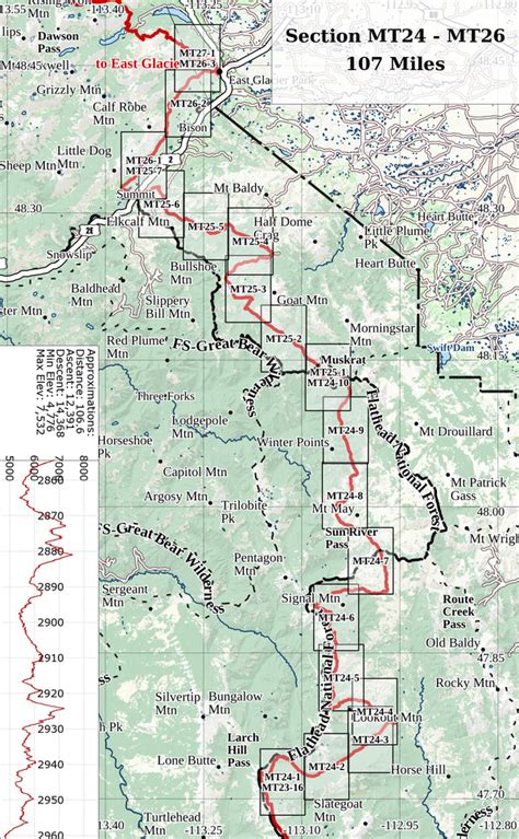 Continental Divide Trail Montana Map Zip Code Map