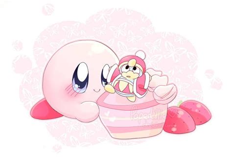 17 Cake By Paperlillie Doodle Characters Kirby Art Kirby
