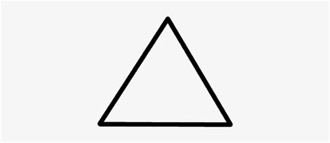 Big Triangle Outline Shape Triangle Transparent Background 640x400