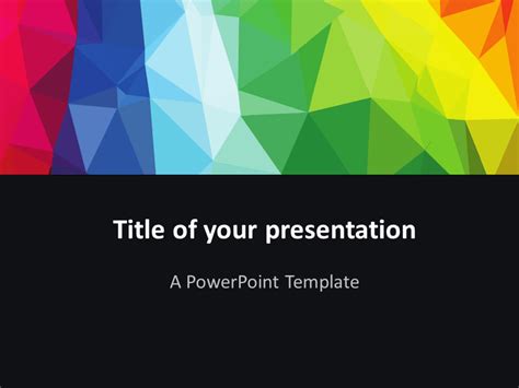 Modern Polygons Powerpoint Template