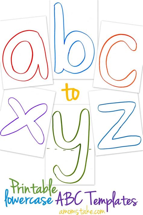 Read on to learn more about m. Lowercase ABC Templates - Free Printable! | Templates ...