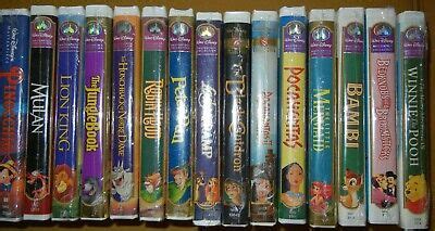 Disney Vhs Lot Masterpiece Classics Gold Collection Sealed