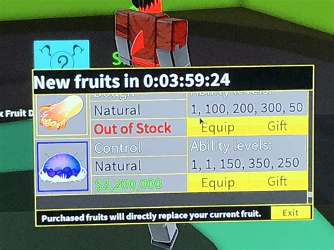 Stock In Blox Fruits RISTOCK