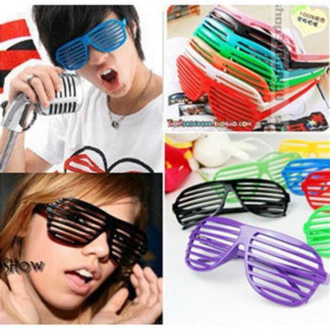 New Musical Shades Party Multi Color Striped Glasses Hot Hipster Sunglasses Ebay