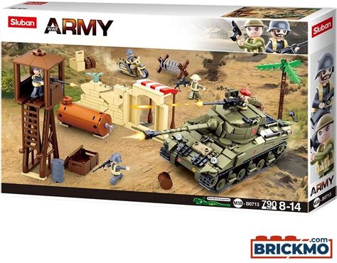 Sluban Army Bunker In Den Dünen M38 B0861 Lego Und
