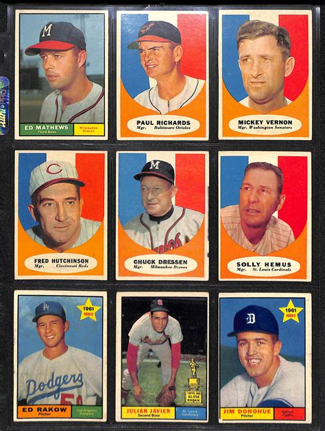 Autographed eddie mathews baseball jerseys as well as other signed eddie mathews mlb memorabilia like signed eddie mathews baseballs and more are also available. Lot Detail - Lot of (72) 1961 Topps Baseball Cards with Eddie Mathews