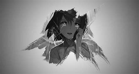 Download Aesthetic Anime Emo Girl Crying Wallpaper