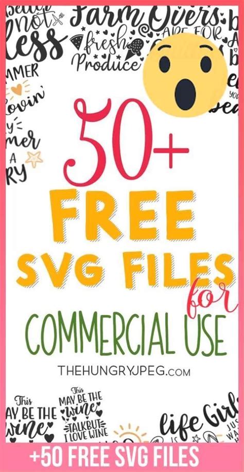 The Free Svg Files For Commercial Use With Text Overlay That Says 50