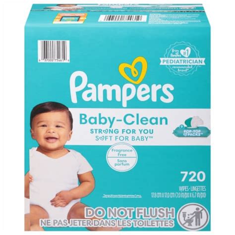Pampers Complete Clean Unscented Baby Wipes 9 Pk 80 Ct Smiths