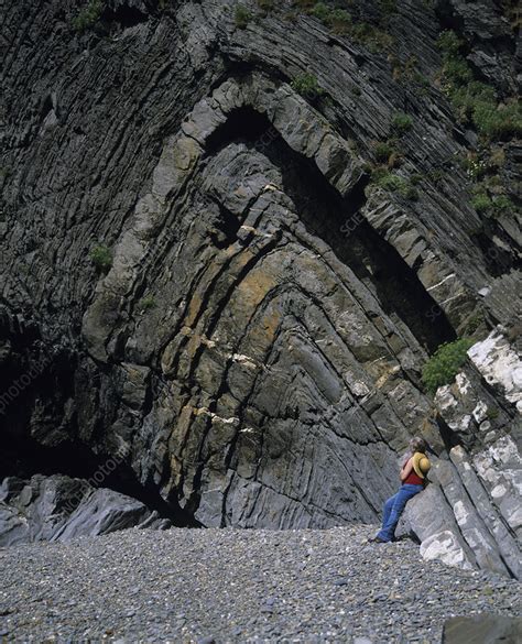 The strata title includes ownership for strata lots and the common property, such as stairwells, driveways and garden areas. Anticlinal folded rock strata - Stock Image - E410/0128 ...