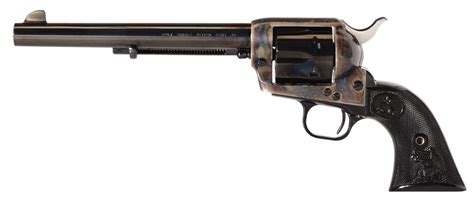Colt Mfg P1870 Single Action Army Peacemaker Revolver Single 45 Colt Lc 7 50 6 Round Black