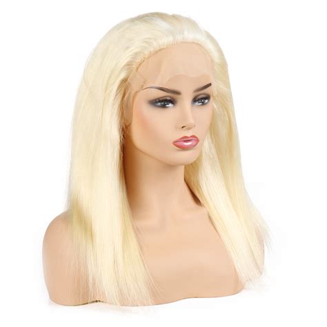 100 Virgin 613 Blonde Straight Human Hair Wig Queensroyalhair
