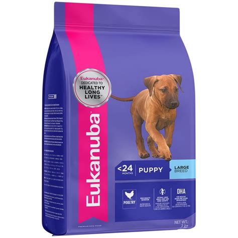 Animal proteins, glucosamine, and chondroitin sulfate help keep muscles lean and joints limber and strong. Buy Eukanuba Large Breed Puppy Food Online | ePETstore.co.za
