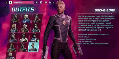 Guardians Of The Galaxy Where To Find Every Star Lord Outfit