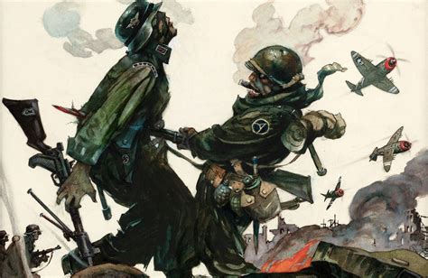 Frank Frazetta War Paintings Headline At Hakes Americana