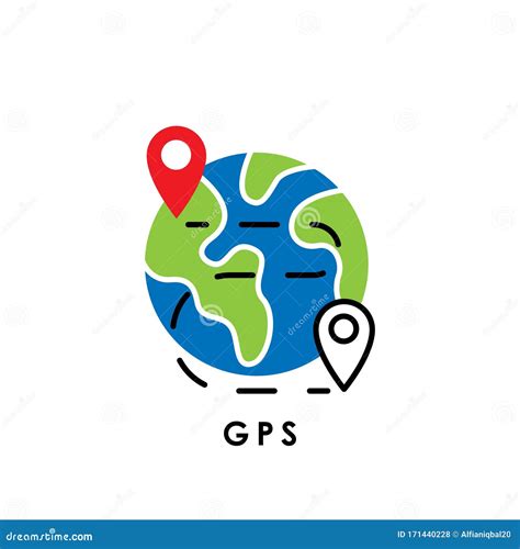 Gps Global Positioning System Gps Icon Gps Vector Gps Icon Vector
