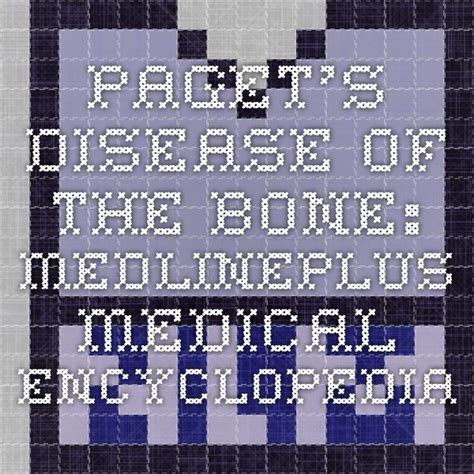 Paget Disease Of The Bone Medlineplus Medical Encyclopedia Hot Sex