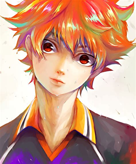 Фото Hinata Shouyou Хината Шое из аниме HaikyuuВолейбол Art By