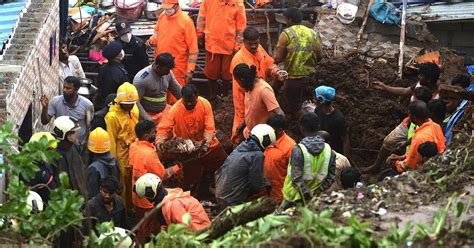 India Rescuers Hunt For Survivors As Landslide Toll Hits 45