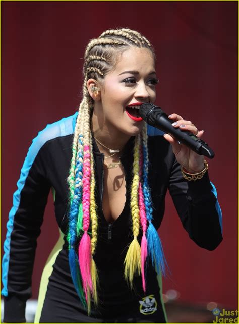 Rita Ora Calvin Harris Bring Color To BBC Radio S Big Weekend Concert Photo