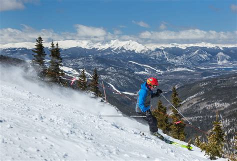 Ski Resorts In Front Of A Mountain Range Breckenridge Summit County