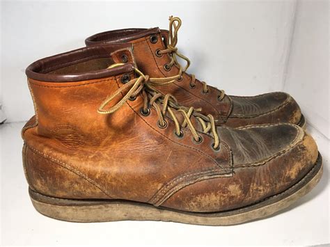 Redwing 875 Classic Brown Leather Moc Toe Men S Boots Gem