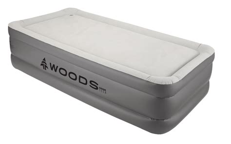 Woods Twin DreamTech Memory Foam Double-High Inflatable Air Mattress ...