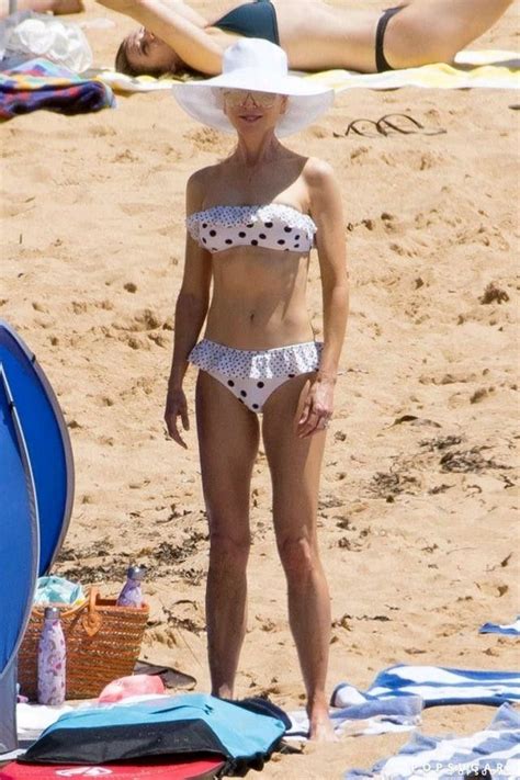 Nicole Kidman In A Polka Dot Bikini At Palm Beach In Sydney December