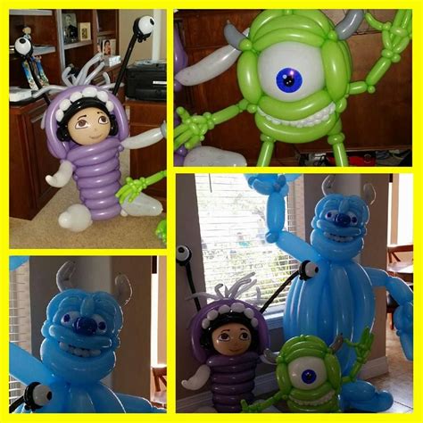 Monsters Inc Balloon Decor For Monsters Inc Birthday Party By Las