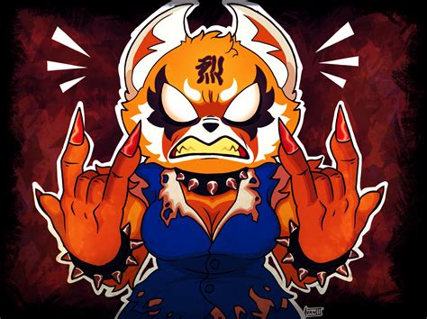 Aggretsuko The Furry From Hell By Quelho On Deviantart