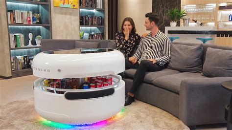 A futuristic coffee table that can charge your phone and store bottle cap coffee table design ideas man cave coffee table coffee table long coffee tables. A Smart Home Needs a Smart Coffee Table with a Voice ...