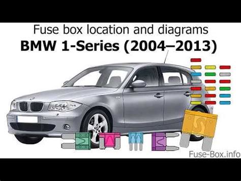 Check spelling or type a new query. Fuse box location and diagrams: BMW 1-Series (2004-2013) - YouTube | Fuse box, Bmw 1 series, Bmw
