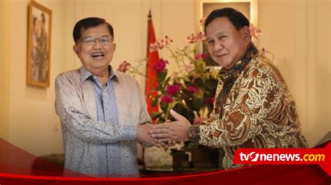Manuver Politik Prabowo Mendadak Temui JK Usai Bertemu Airlangga Dan
