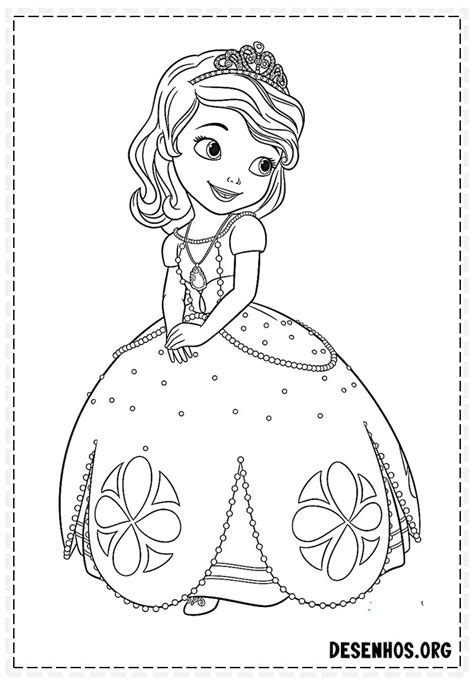 Desenhos Para Colorir Da Princesa Sofia Disney Para Imprimir Princess