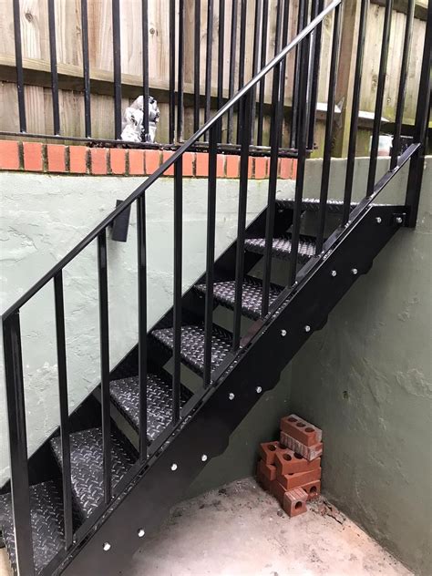 Mild Steel Staircase And Handrail Brockley London Se4 Metal