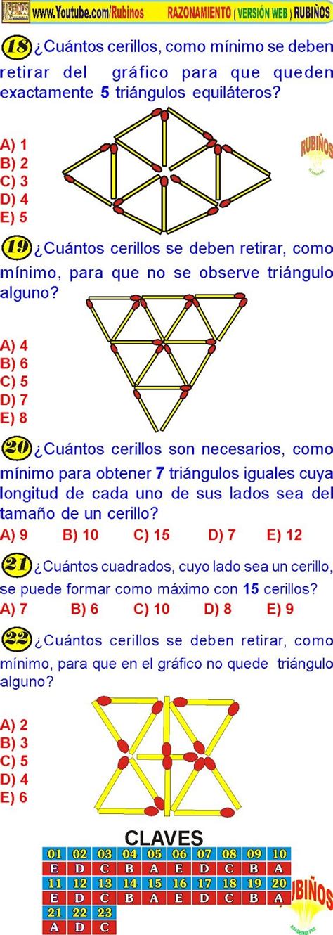 Check spelling or type a new query. PALITOS DE FOSFOROS ACERTIJOS GEOMÉTRICOS EJERCICIOS ...