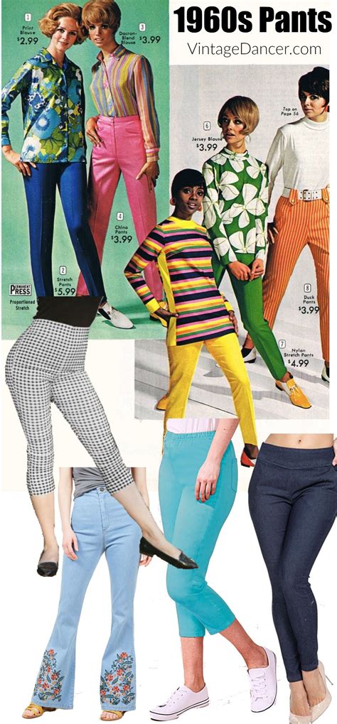 60s 70s Pants Jeans Hippie Bell Bottoms Jumpsuits Pants Women