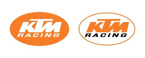 Ktm Racing Logo Vector Free Download 19550718 Vector Art At Vecteezy