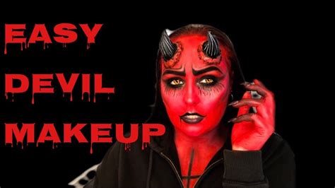 quick easy devil makeup devil makeup demon makeup youtube
