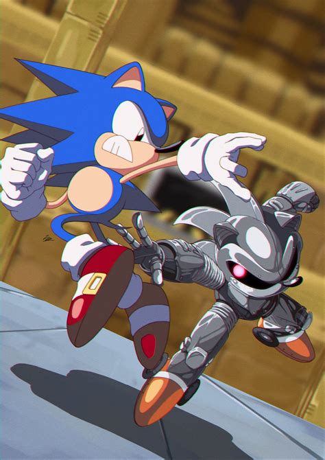 Sonic And Metal Sonic Sonic The Hedgehog Wallpaper Hot Sex Picture