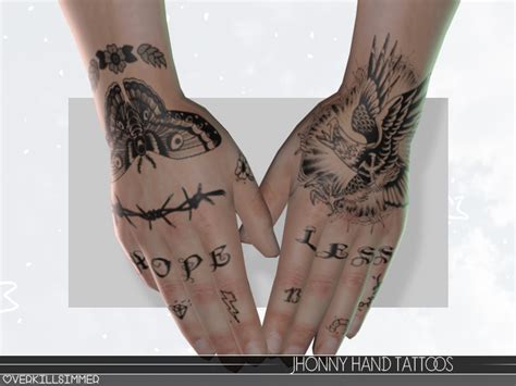 Overkillsimmer Jhonny Hand Tattoos Download At Emily Cc Finds